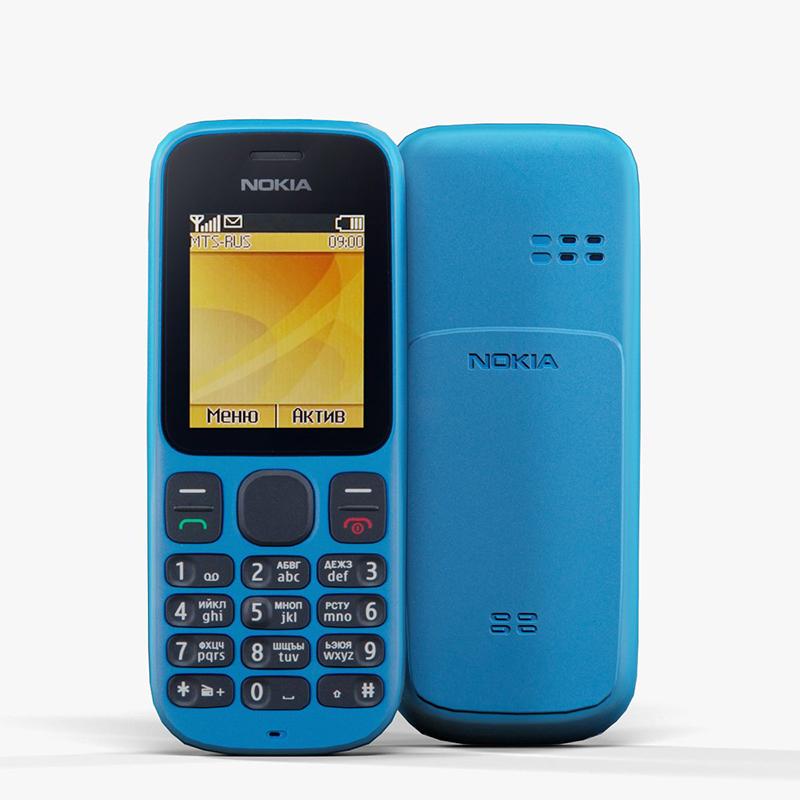 Восстановленный оригинальный мобильный телефон Nokia 100 с 1 SIM-картой