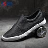 Мужская повседневная кожаная обувь на весну, новые туфли на одну ногу, модные туфли для сёрфинга в корейском стиле, универсальная мужская обувь