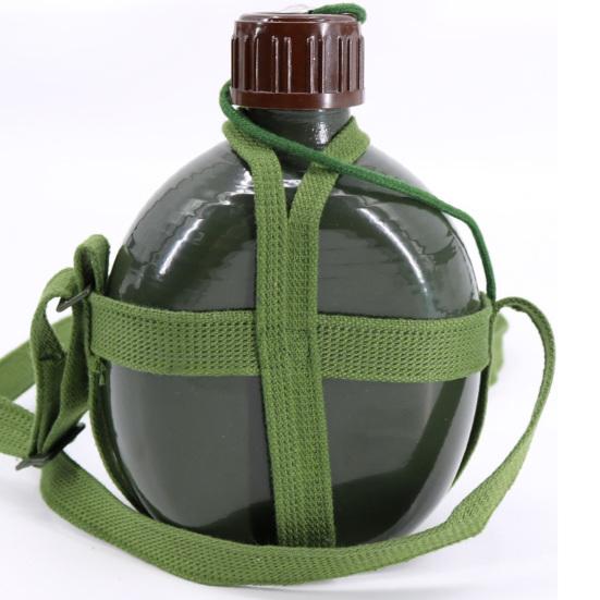 Military Water Bottle Adjustable Strap Water Container Large Capacity Canteen Kettle for Outdoor Camping Hiking Travel Fishing