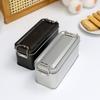 Old-fashioned Rectangular Iron Box with Lid Candy Box High Quality Buckle Iron Box