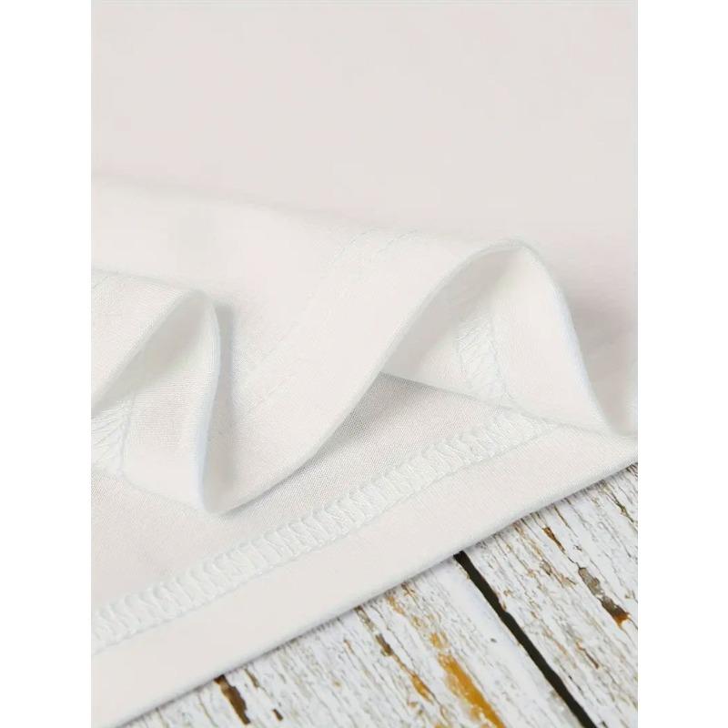 Женский наряд европейского размера и Потрясающая блестящая вещь и Футболка с леопардовым принтом - Мягкий белый топ с круглым вырезом, коротким рукавом, А-образного кроя, Повседневный