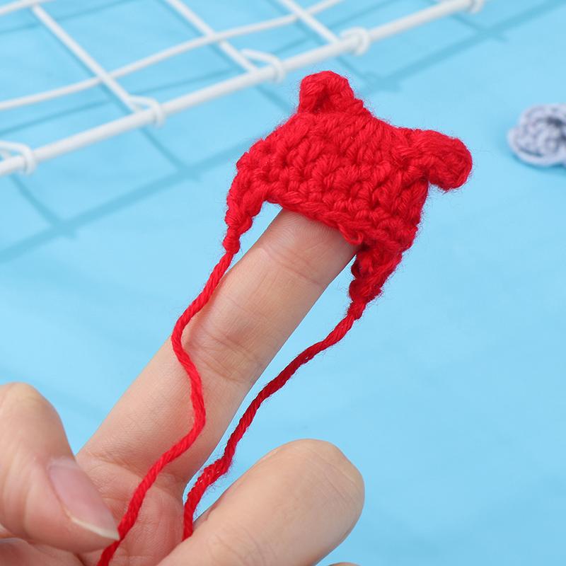 1/12 кукольный домик миниатюра милая вязаная шапочка шапка микро сцены аксессуары кукольные украшения