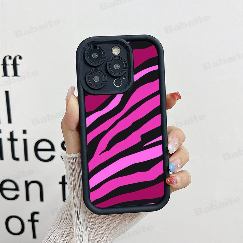 Zebra Pattern Art Phone Case For IPhone 17 16 15 14 13 12 11 Pro Max Anti Drop Soft Cover