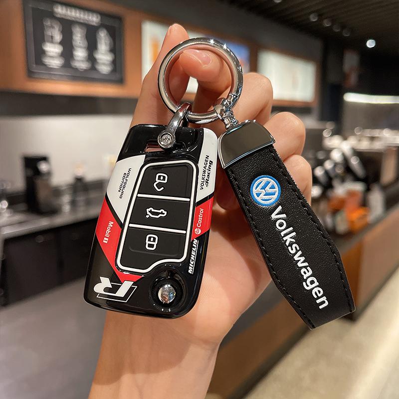 Чехол-брелок для ключа автомобиля в стиле VOLKSWAGEN VW Для VW Volkseagen Passat B8 Magotan Для Skoda Superb A7 Kodiaq Seat
