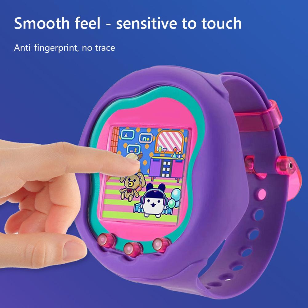 2 шт. защитная пленка для экрана для игровой консоли Tamagotchi Uni Band Pet, защитная пленка от царапин из ПЭТ/ТПУ, аксессуары