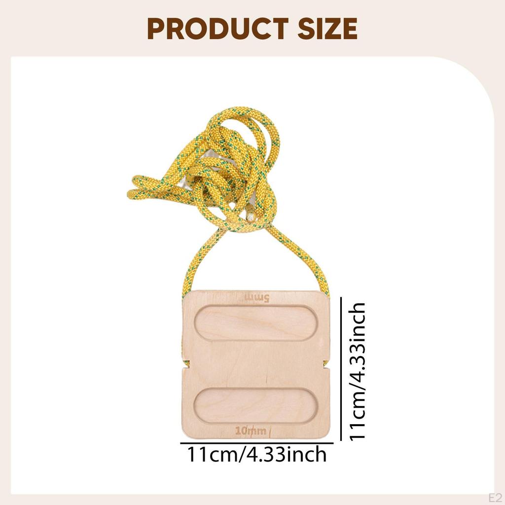 Climbing Portable Hand Grip Strengthener Practical Wall Hanging Rock Training Wooden