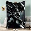 Classic Alien Film Space Horror Movie Throw Lightweight g Flannel Blanket Soft Skinfriendly for Summer Cooling
