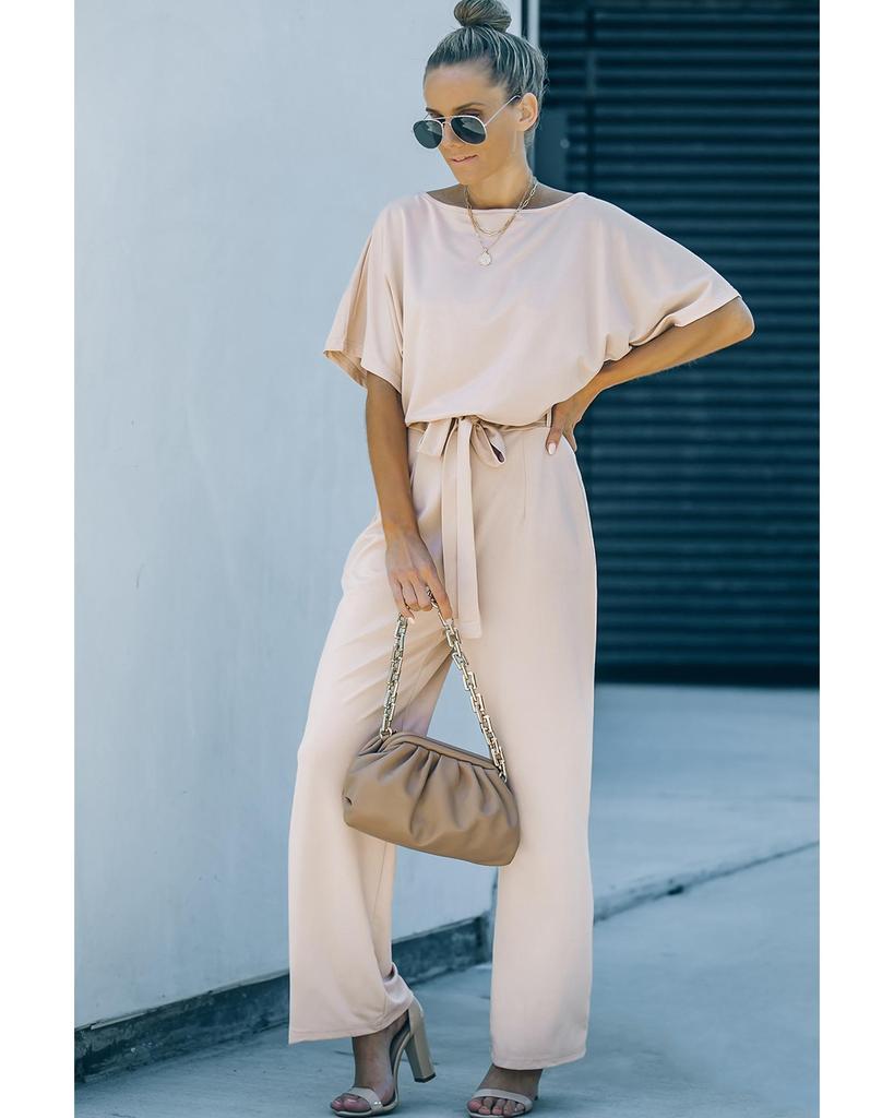 Azura Exchange Широкий комбинезон с поясом