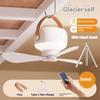 Portable Ceiling Fans Rechargeable LED Electric Fan Night Lamp Home Outdoor Camping Tent Hanging Fan Light with Remote Control