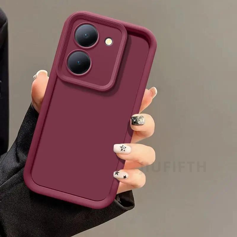 Чехол для Xiaomi Poco M7 Pro 5G Для PocoM7Pro Little M 7 M7Pro Чехлы для телефонов Матовая Защита с эффектом кожи Противоударная Задняя крышка Capa
