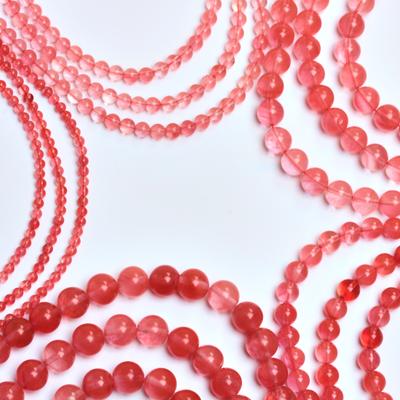 Высокое качество свободные бусины DIY круглые ручная работа натуральный камень арбуз красный камень аксессуары для бисера браслеты 40-15 шт. для изготовления ювелирных изделий 4-12 мм