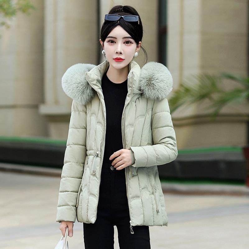 Winter Down Jacket Women Parkas Fashion Warm Cotton Padded Coat Ladies Short Overcoat Hooded Overwear