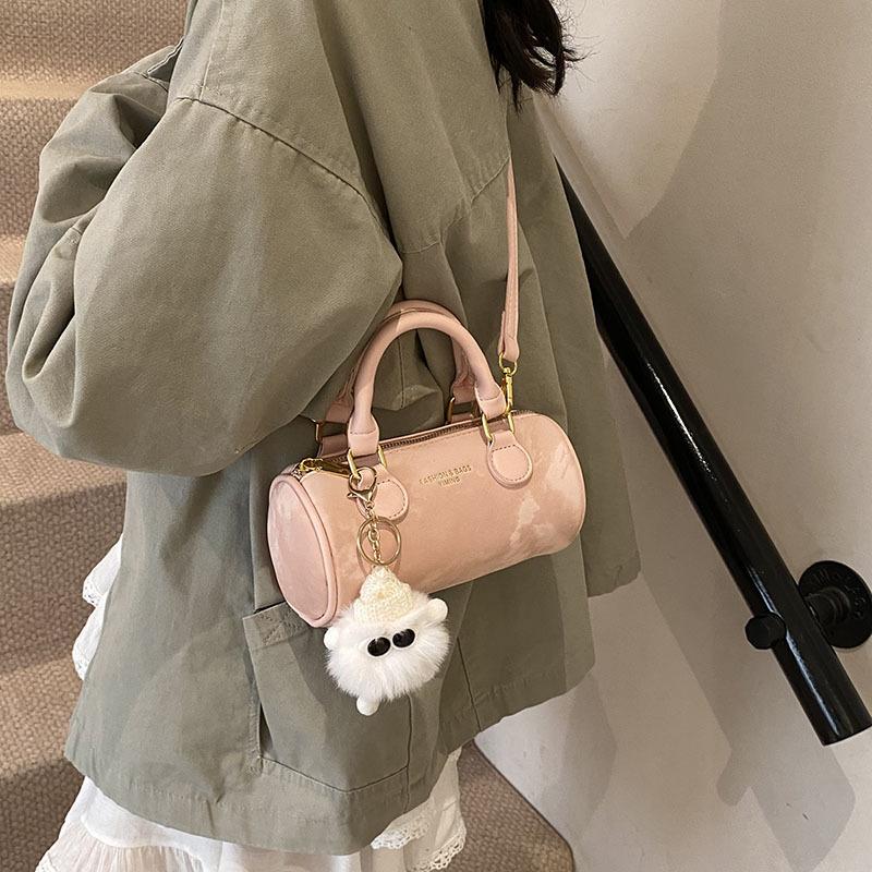This Year, the Popular Small Bag Women's 2025 New High-end Casual Versatile Messenger Bag Fashion Handbag Cylinder Bag