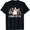 Женская футболка с дизайном "Любовь к собаке корги", для мамы корги