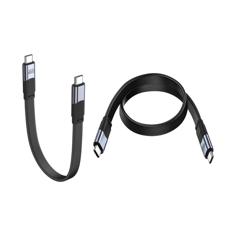 Кабель USB4 Type C Поддержка быстрой передачи данных 40 Гбит/с Четкий видеовыход 8K@60 Гц Мощная возможность зарядки PD240 Вт