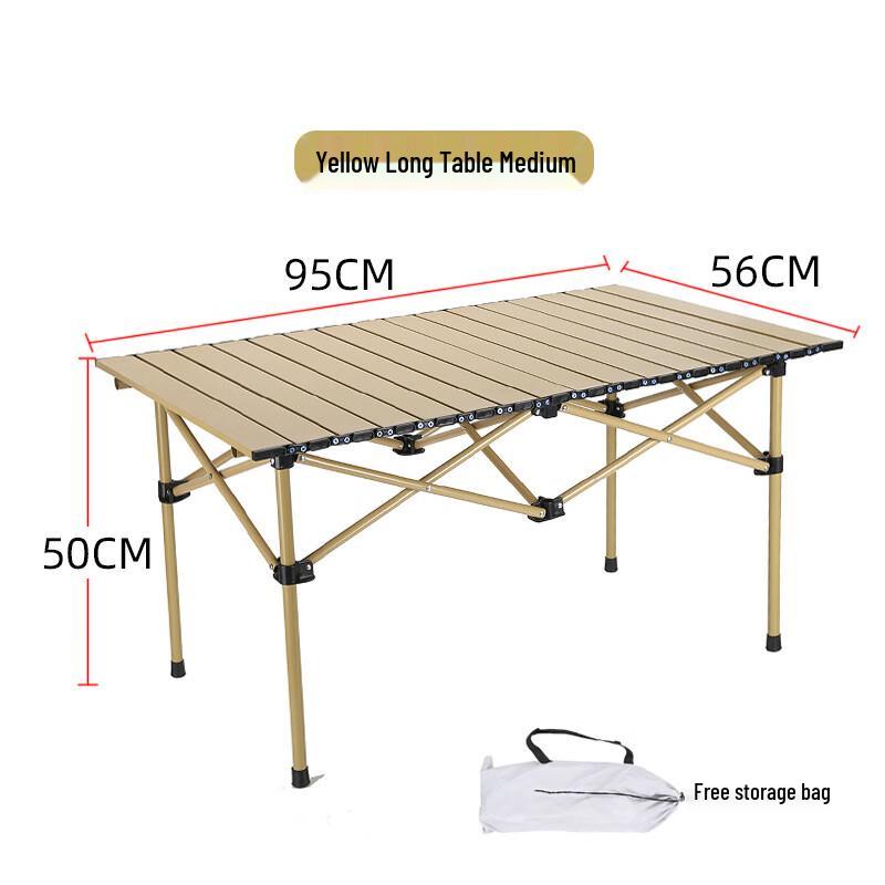 ZISIZ Portable Folding Table Set