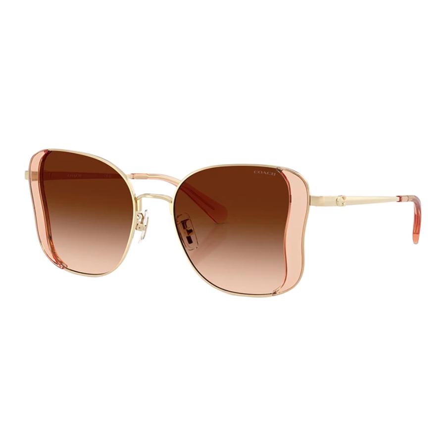 Coach Trendy Elegant Design Metal Butterfly Sunglasses Women sunglasses Light-Gold 0HC7188_900574_50