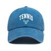 1pc Retro Tennis Racket Printted Baseball Caps for Women,Casual Outdoor Adjustable Driver Caps Suitable for Spring and Summer
