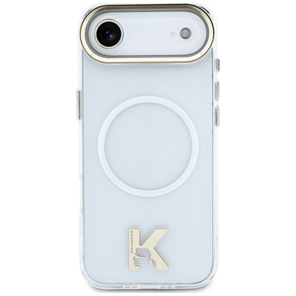 Karl Lagerfeld IML K Head Logo MagSafe Case for iPhone Air Clear