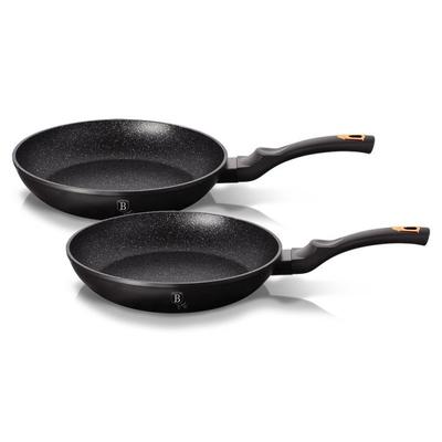 Zestaw 2 Patelni Granitowych 22/26Cm Berlinger Haus Black Rose Bh-1644