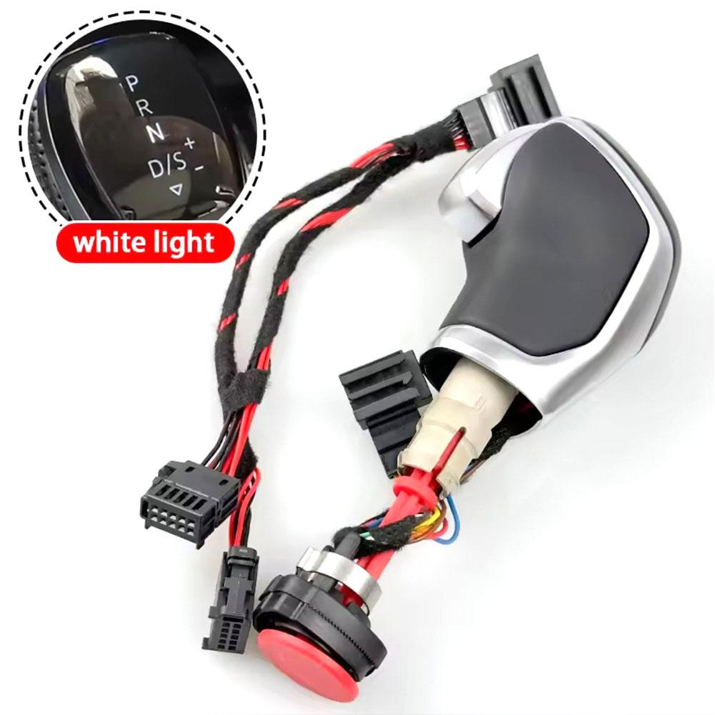 Светодиодная электронная ручка с подсветкой, ручка переключения передач для VW Golf MK6 MK7, автоматическая коробка передач, селектор, автомобильная запчасть