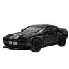 1/22 Dodge Challenger SRT Hellcat Demon Eyes Alloy Diecast Model Car Toy Wheel Pull Back Supercar Light Sound Toys for Kids
