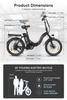 Samebike 2026 CY20 folding electric bicycle, silent motor, 36V 12Ah detachable battery, 20 inch electric bicycle