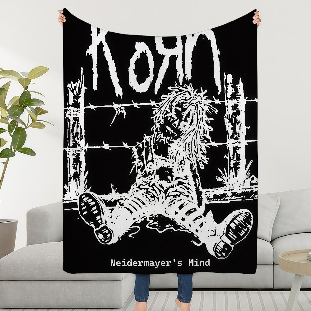 Группа Korn Плед Мягкий Теплый Пушистый Плед Супер Детские Игрушки Кровать Диван Машина Колыбель