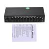 LYNEPAUAIO RCA Audio Video Switcher Selector 10 In 2 Out Or 2 In 10 Out Audio Frequency Signal
