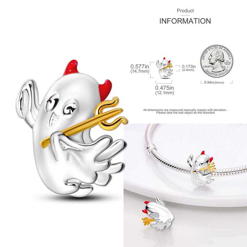 Медные Рождественские Хэллоуин Тыква Подвески Шармы Бусины Подходят для Оригинального Браслета Ожерелья для Женщин Сделай Сам