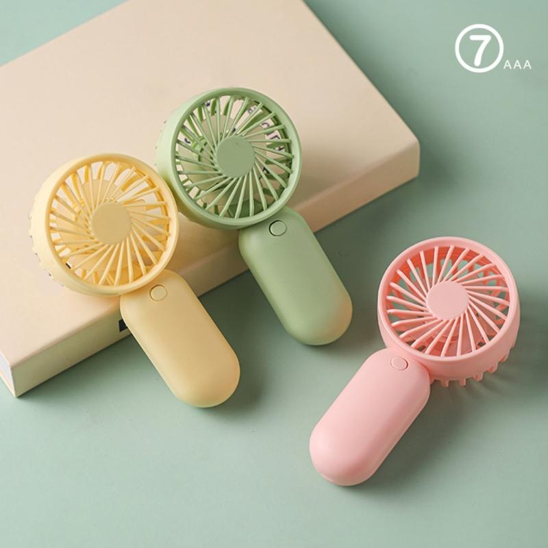 AM4 Battery Operated Powerful Handheld Fan Portable Small Lightweight Makeup Fan for Girl Women Indoor Outdoor