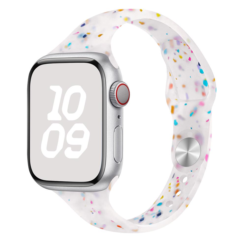 Оригинальный силиконовый ремешок для Apple Watch Band 44 мм 45 46 40 41 38 42 мм Correa Дышащий iwatch series 10 9 8 SE 7 6 Ultra 2 49 мм