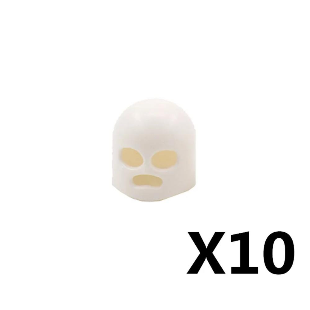 MOC Medieval Soldier Building Blocks King Beard Military Helmet Scarf Goggles Belt Cowboy Hat Duck Cap Mini Toys Brick Gift K042