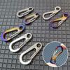 Quality Outdoor Hook Safety Travel Tools Spring Clips Camping Keyring D-Ring Key Chain D Carabiner