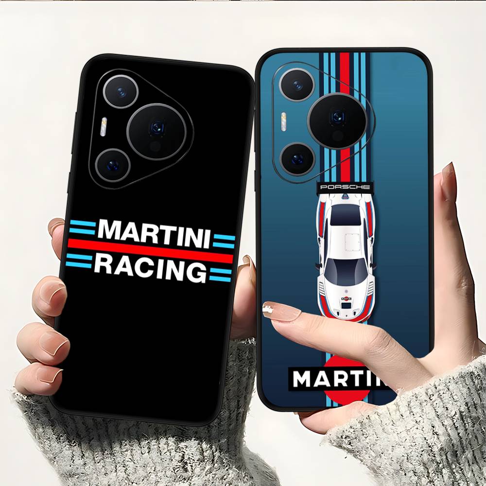 Чехол для телефона M-Martini Racing с горизонтальной полоской для Huawei P 8 9 10 20 30 40 50 Pro Lite Psmart Honor 10 Lite 70 Mate 20lite