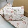 Elegant Tissue Paper Pink & White 20 Sheets Elegant Tulip Patterned Tissue Paper Perfect for Gift Wrapping Floral Wrapping Paper