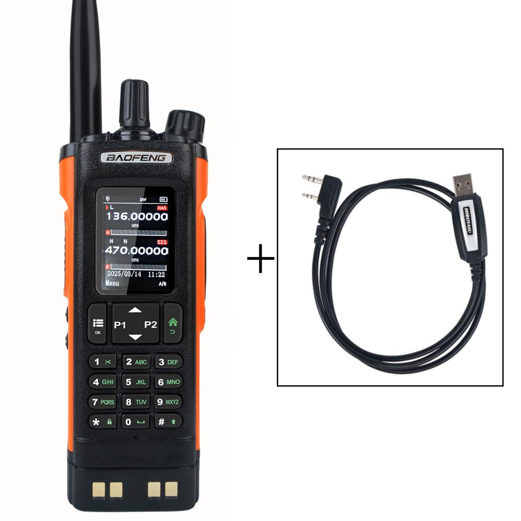 Baofeng DM-32 GPS DMR Цифровая Рация APRS Шифрование AES256 8 Вт Авиационный Диапазон FM 2M 70CM GMRS Двухдиапазонная Радиостанция DM-32UV