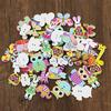 50x Mixed Cartoon Animal 2 Holes Wooden Buttons Sewing Craft Scrapbooking DIY