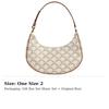Celine Сумка через плечо AVA из коровьей кожи Regular Женская Конфетный и Белый 193952BZJ-01BC