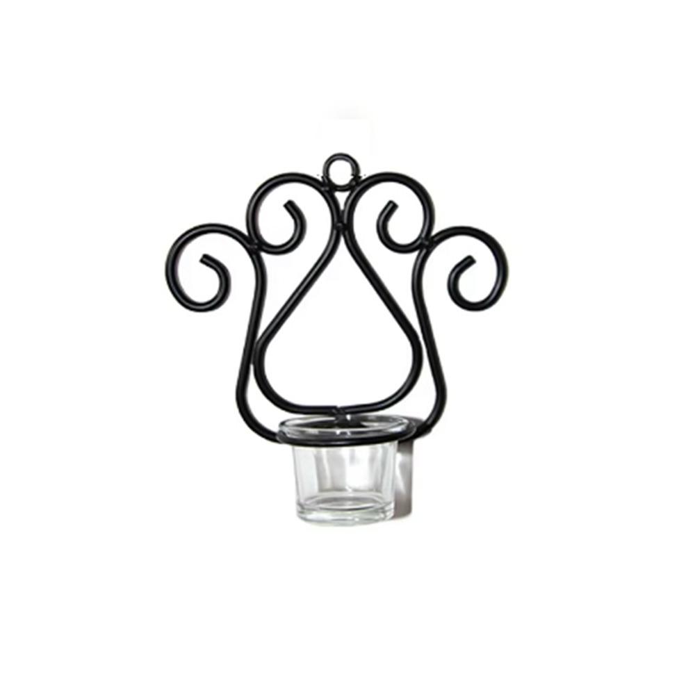 Железный подсвечник полка декоративный настенный держатель для дисплея защита от ржавчины свадебный декор