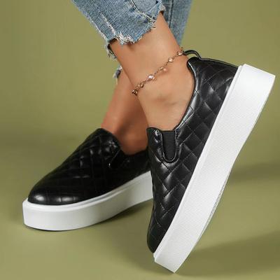 Весенняя и осенняя обувь больших размеров, удобная женская обувь с плоской подошвой, круглым носком и низким каблуком