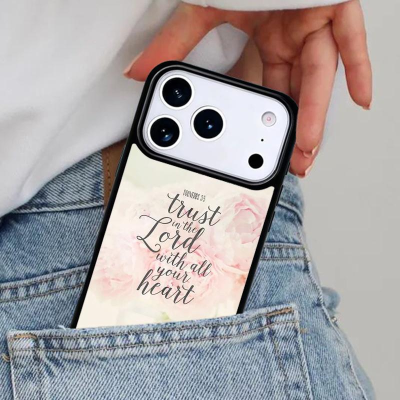 Христианский Иисус Христос Библейский Стих Чехол для Телефона для iPhone 16e 15 14 13 12 17 Pro Max Plus Air 17pro Чехол Coque