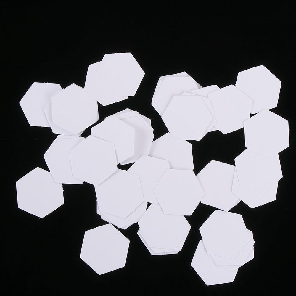 100PCS Sewing Accessories DIY Craft Hexagon Templates Quilting Garment Fabric Patchwork Paper