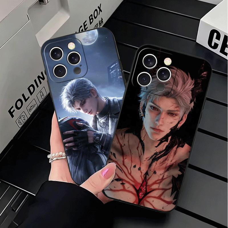 Love And Deepspace Sylus Soft Phone Case for iPhone 16 16E 17 Air 15 Pro Max 14 Plus 13 Mini 11 12 7 Black Cover Back Shell