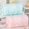 Bow Pencil Pouch Three Layers Stationery Storage Bag Save Space Pencil Case  School