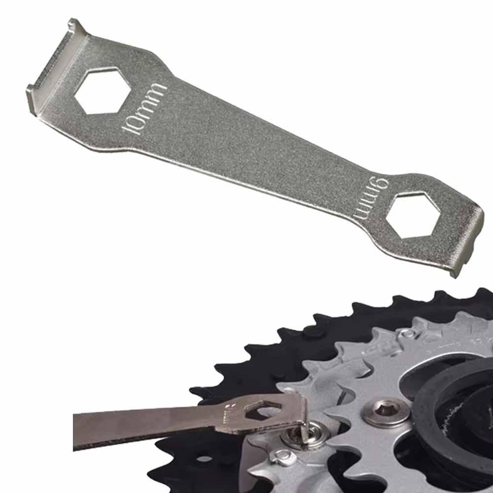 Ключ для крепления звездочки на шоссейном велосипеде, болты, ключ для крепления звездочки, ремонт велосипеда, снятие, установка, ручной инструмент, серебро