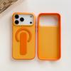 Магнитный чехол-подставка для For Iphone 17 16 1 14 13 12 Pro Max, мягкий матовый чехол с держателем-кольцом, Mag-safe, противоударный, защита камеры, кнопка AI