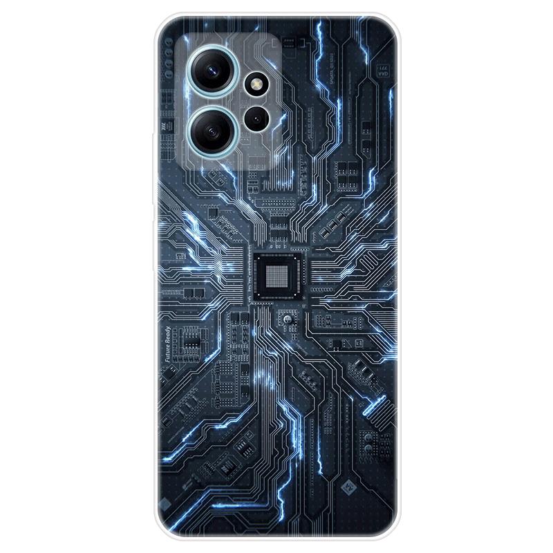 Для Xiaomi Redmi Note 12 Note12 4G чехол Мягкая силиконовая задняя крышка Мультяшный чехол для телефона Разнообразие