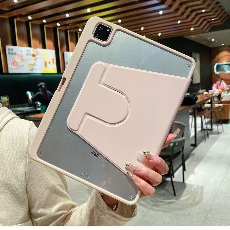 Чехол-подставка с вращением на 360° для нового iPad A16 Air Pro 13 12.9 11 10 9 8 7 6 5 4 3 2 Th Air M3 M2 Mini 7 6 5 4 Ударопрочный чехол для планшета