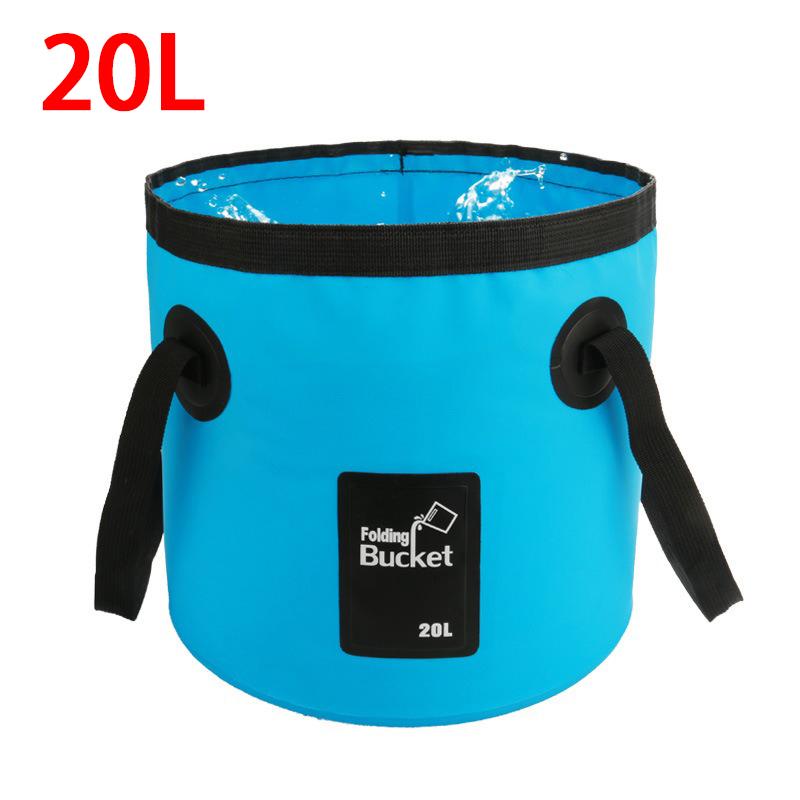 12L 20L Portable Foldable Water Bucket Sink Washing Bag Multifunction Car Wash Bucket For Outdoor Travel Household Use JTQJT01 2